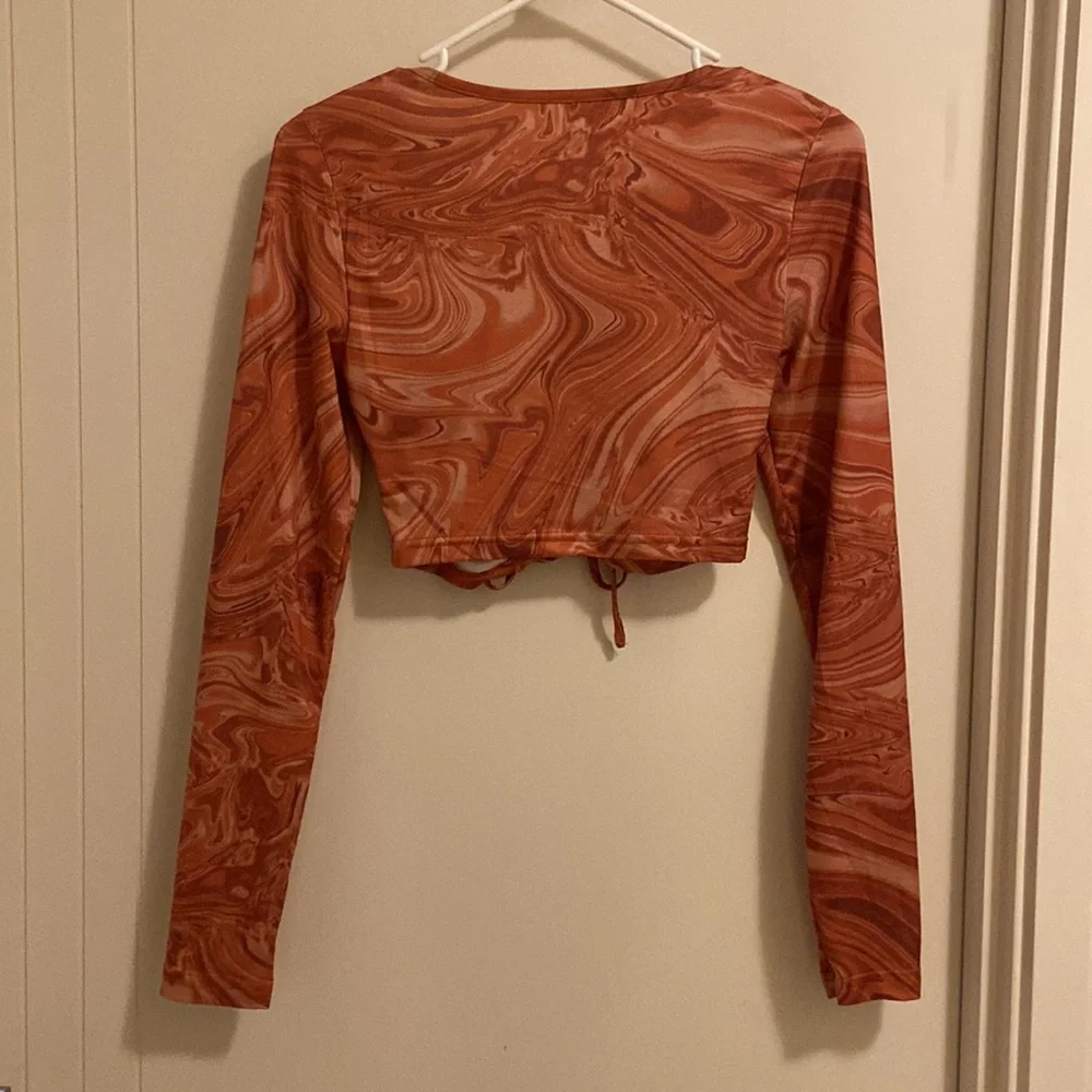 Multicolour, orange marble - Picture 2 of 2